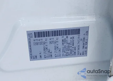 2024 Nissan Rogue Sv Intelligent Awd z USA, uszkodzony, nr VIN 5N1BT3BB5RC747293